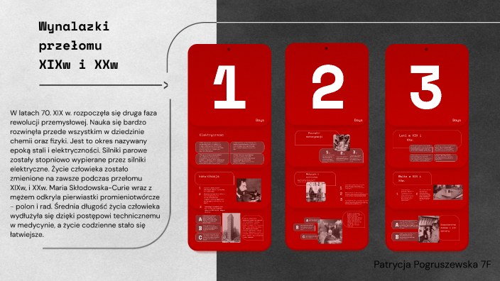 Wynalazki przełomu XIX i XX wieku by Anna Pogruszewska on Prezi