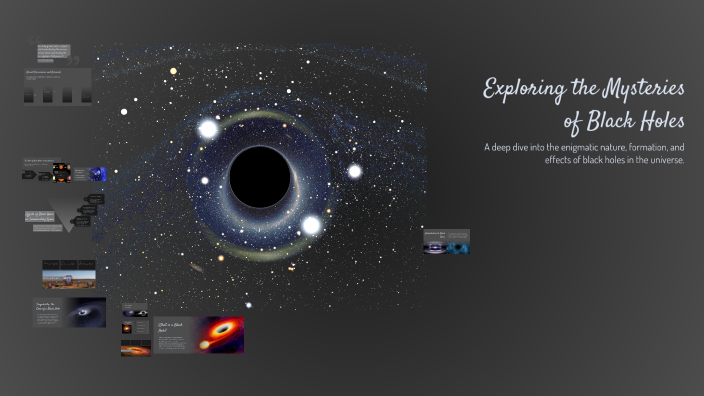 Exploring the Mysteries of Black Holes by GeoCraft27 Craft on Prezi