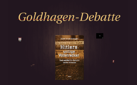 goldhagen thesis