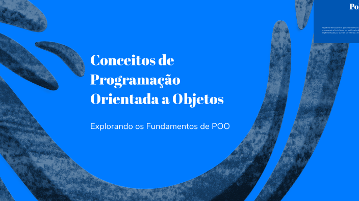 Conceitos de Programação Orientada a Objetos by Camila Martins on Prezi