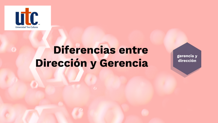 Diferencias Entre La Direccion Y La Gerencia By Oscar Pulido On Prezi