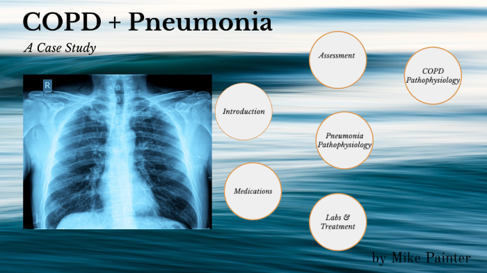 pneumonia copd case study