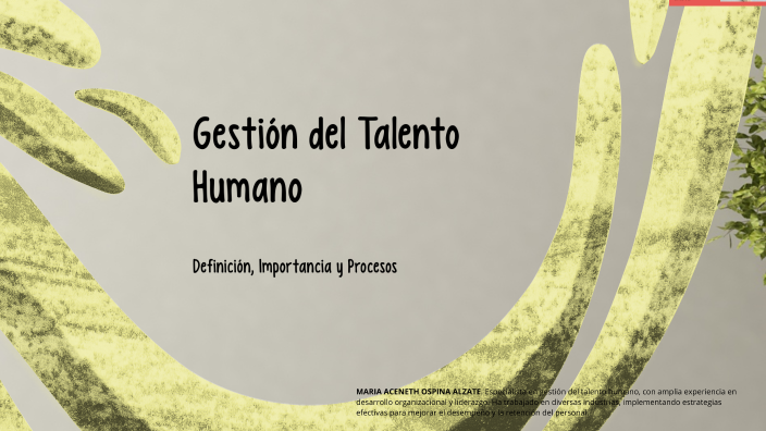 Gestión del Talento Humano by Cenelia Alzate Bernal on Prezi