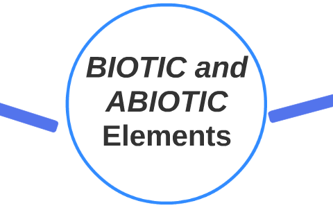 BIOTIC ELEMENTS by michael karant on Prezi