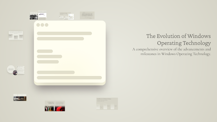 The Evolution of Windows Operating Technology by Redmi Mi on Prezi