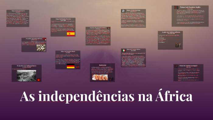 As independências na África by Ana Beatriz Araújo Fernades