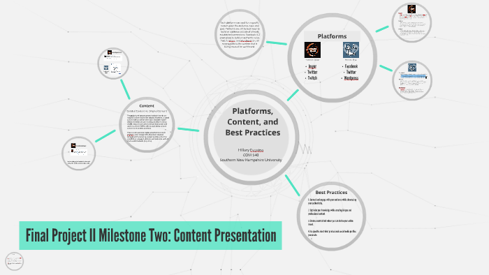 Final Project II Milestone Two: Content Presentation by Hillary Esquina ...