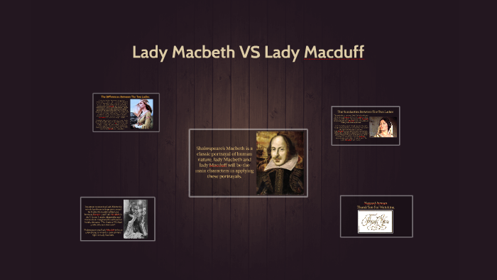 comparison of macbeth and lady macbeth