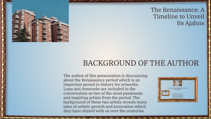 The Renaissance: A Timeline to Unveil Its Ajahns by noze world on Prezi
