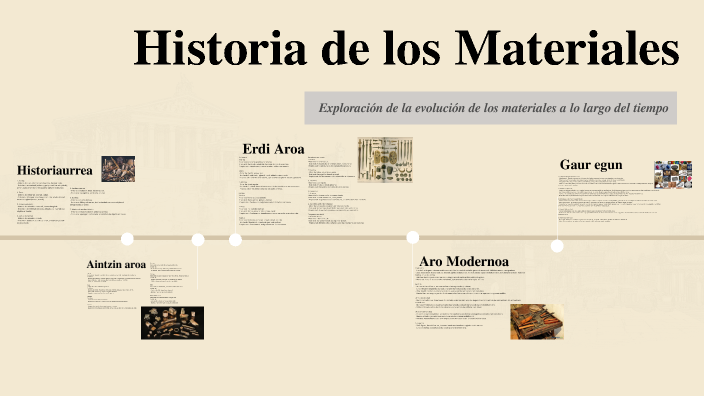 Historia de los Materiales by ADRIANA SANMARTIN BLANCO on Prezi