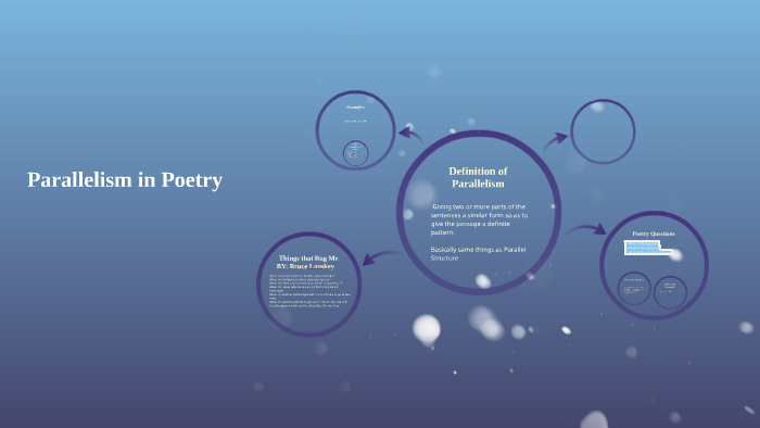Parallelism in Poetry by Matt Hrones on Prezi