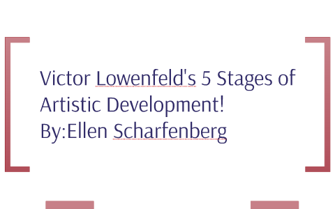 Victor Lowenfeld's 5 Stages Of Artistic Development! By Ellen ...