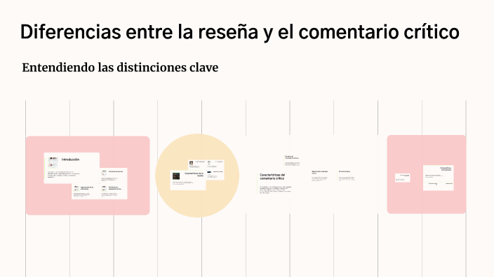 Diferencias entre la reseña y el comentario crítico by Rosas Alvarez