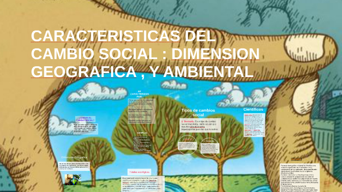 CARACTERISTICAS DEL CAMBIO SOCIAL : DIMENSION GEOGRAFICA , Y by vanessa