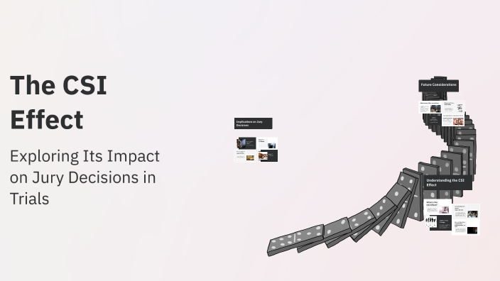 The CSI Effect by Justus Scott on Prezi
