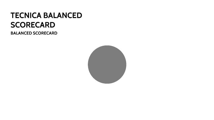 TECNICA BALANCED SCORECARD by Paola ramirez garcia on Prezi