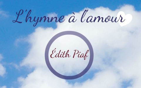 Edith Piaf L Hymne A L Amour By Rebecca M