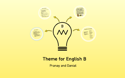 Theme For English B By Danial Lakhani