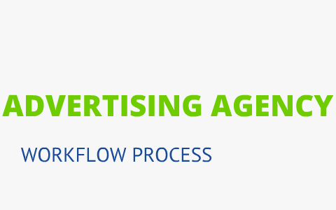 Advertising Agency Workflow Chart
