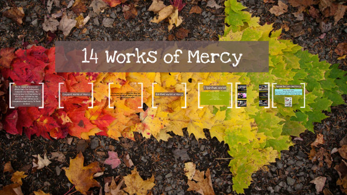 14 Works of Mercy by Maria De Jesus Michel-Puente