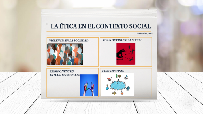 LA ÉTICA EN EL CONTEXTO SOCIAL by ximena romero on Prezi