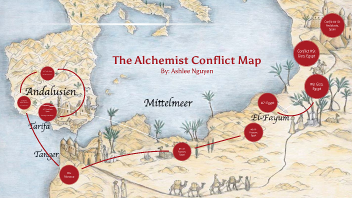 The Alchemist Map By Ashlee Nguyen On Prezi