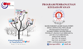 Program Pembangunan Keusahawanan Mara By Mohd Hisyam