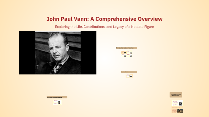 John Paul Vann: A Overview by A 1 on Prezi