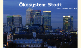 Okosystem Stadt By Lara P