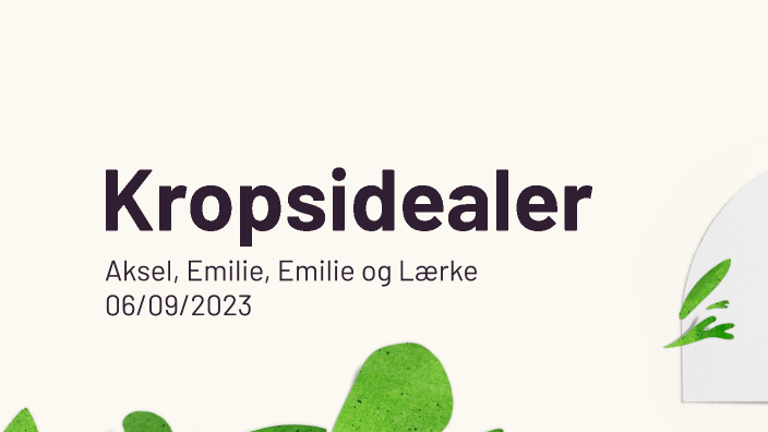 Kropsidealer By Lærke Lund On Prezi 