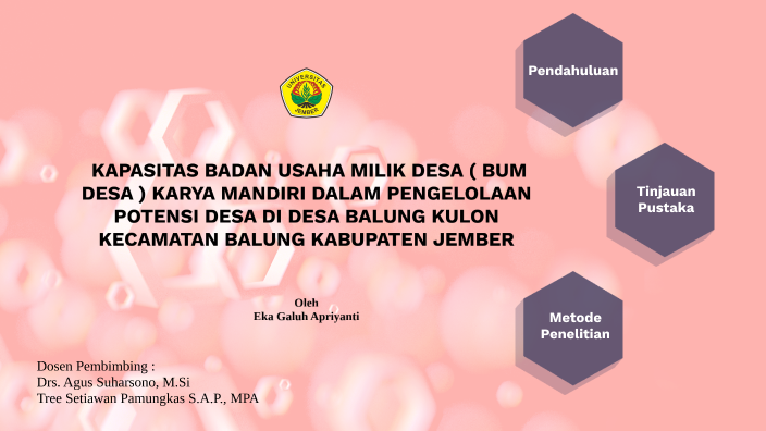 KAPASITAS BADAN USAHA MILIK DESA (BUM Desa) KARYA MANDIRI DALAM ...