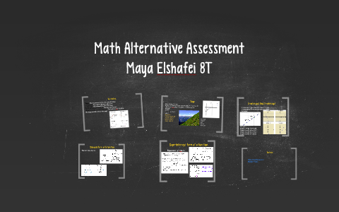 Math Alternative Assessment by Maya Elshafei on Prezi