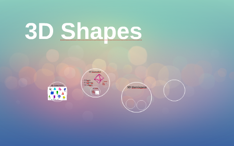 3D Shapes by on Prezi