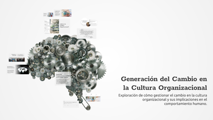 Generación del Cambio en la Cultura Organizacional by Jessica Fernanda ...