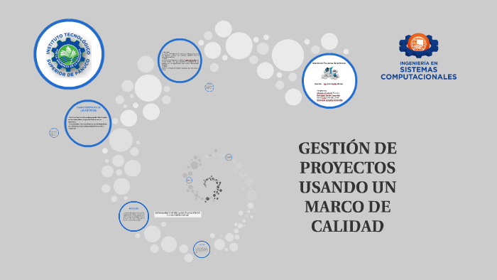Gestion De Proyectos Usando Un Marco De Calidad