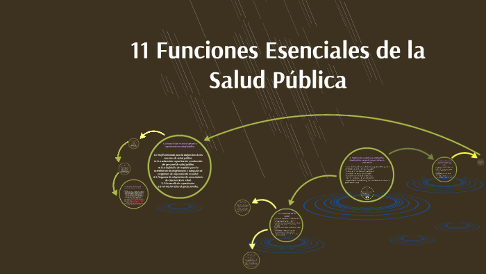11 Funciones Esenciales de la Salud Pública by Silvia Tierra on Prezi