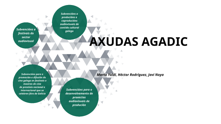AXUDAS AGADIC by Héctor Rodríguez on Prezi