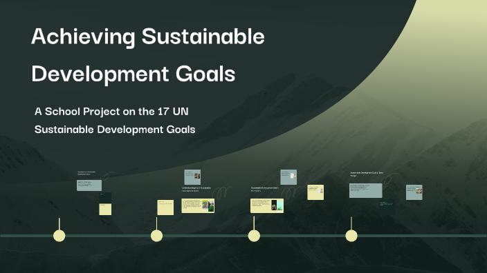 conditions for achieving the goals of sustainable development