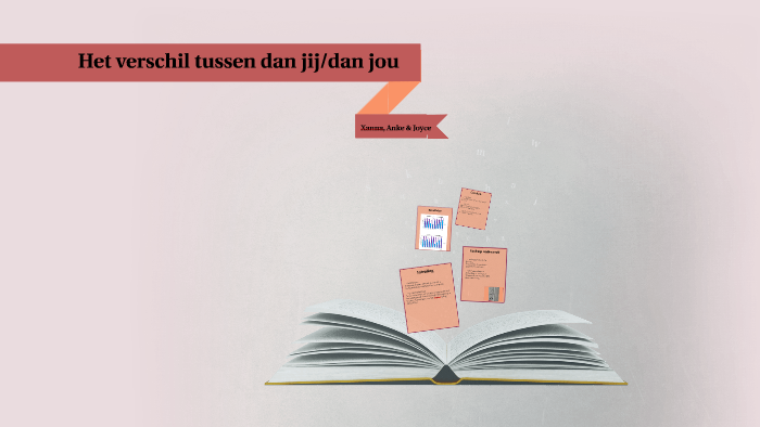 Is Het Dan Jou Of Dan Jij