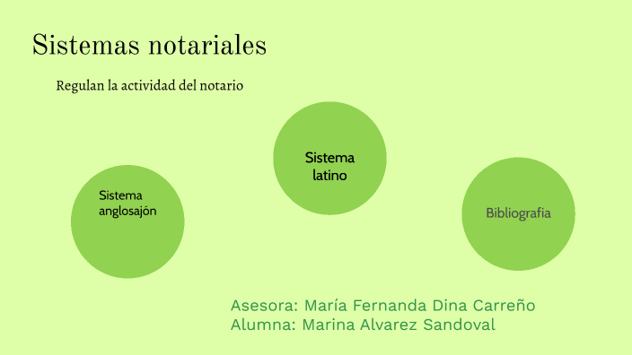 Sistemas notariales by Marina Alvarez on Prezi