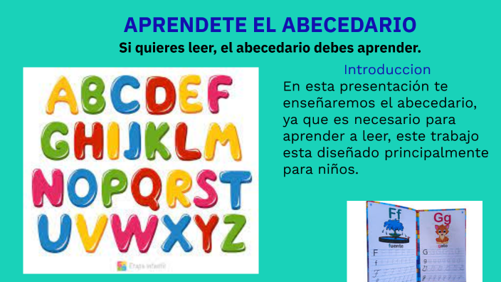 Aprentede El Abecedario By Gloria Herrera On Prezi