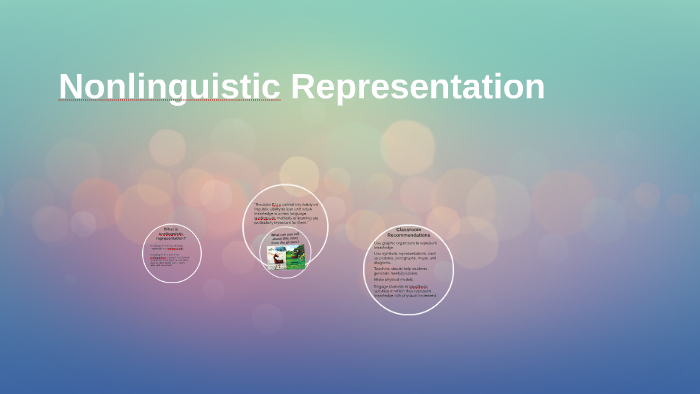 Nonlinguistic Representation by Shelby Ludwig on Prezi