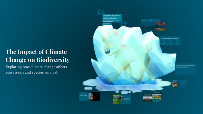 The Impact of Climate Change on Biodiversity by Jiya Patel on Prezi