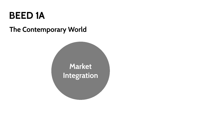 market integration in contemporary world essay