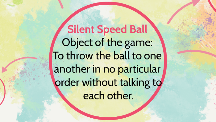 Silent Speed Ball Rules By Ed Waingortin