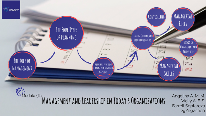Management and Leadership in Today's Organizations by Angelina Anneke ...