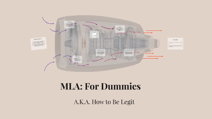 Mla for dummies
