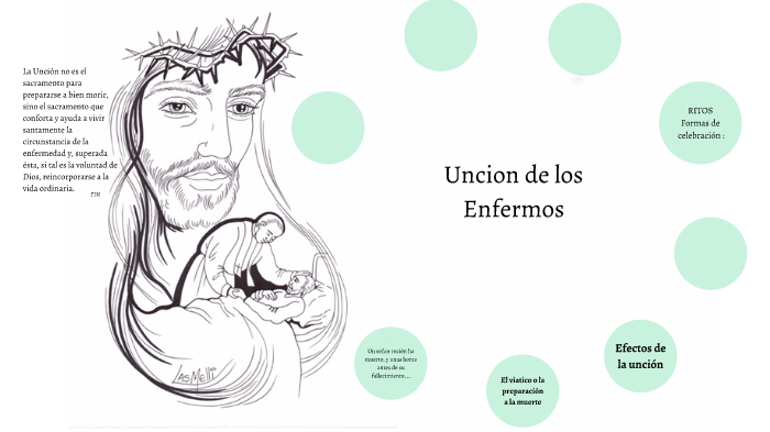 dibujo de la uncion de los enfermos