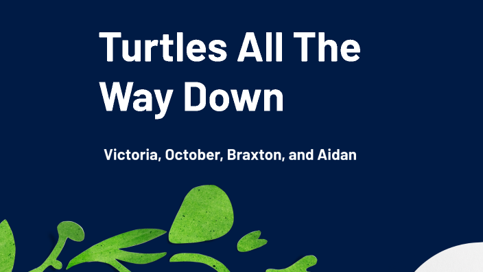 Turtles all the Way Down presentation by Victoria Uribe on Prezi