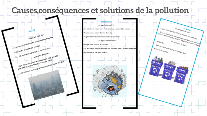 Causes,conséquences et solutions de la pollution by Jean Racine on Prezi